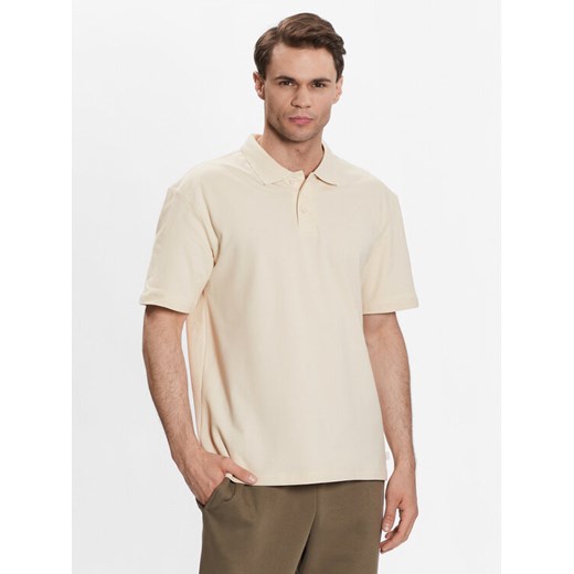 Outhorn Polo TTSHM449 Beżowy Regular Fit Outhorn L MODIVO
