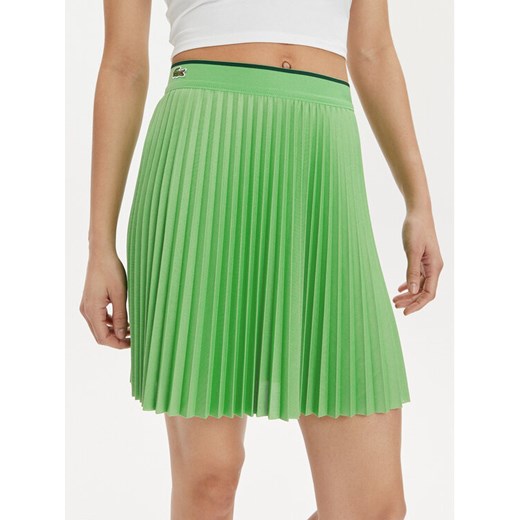 Lacoste Spódnica plisowana JF2701 Zielony Regular Fit ze sklepu MODIVO w kategorii Spódnice - zdjęcie 183947498
