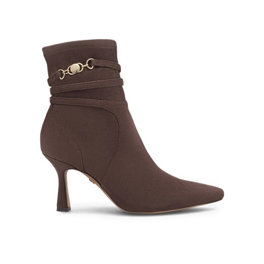 Nine West Botki LUBENA ZL23003CC Brązowy ze sklepu MODIVO w kategorii Botki - zdjęcie 183947507
