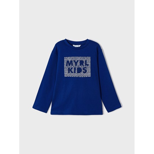 Mayoral Bluzka 173 Niebieski Regular Fit ze sklepu MODIVO w kategorii T-shirty chłopięce - zdjęcie 183947515
