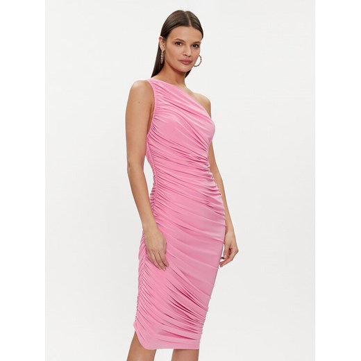NORMA KAMALI Sukienka koktajlowa KK1233PL667966 Różowy Regular Fit ze sklepu MODIVO w kategorii Sukienki - zdjęcie 183947587
