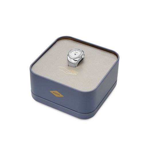 Fossil Zegarek Ring Watch ES5245 Srebrny ze sklepu MODIVO w kategorii Zegarki - zdjęcie 183947595