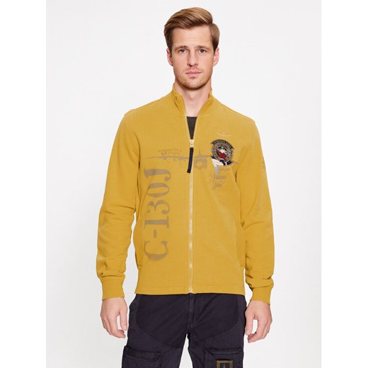 Aeronautica Militare Bluza 232FE1802F511 Żółty Regular Fit ze sklepu MODIVO w kategorii Bluzy męskie - zdjęcie 183947615