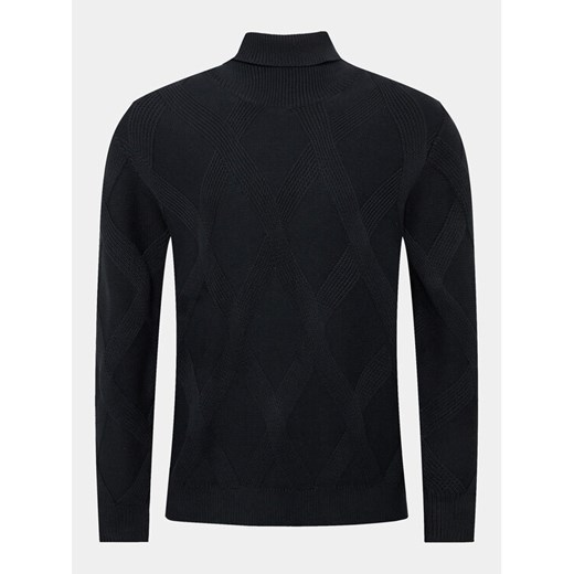 Lindbergh Golf 30-804043 Czarny Relaxed Fit ze sklepu MODIVO w kategorii Swetry męskie - zdjęcie 183947616