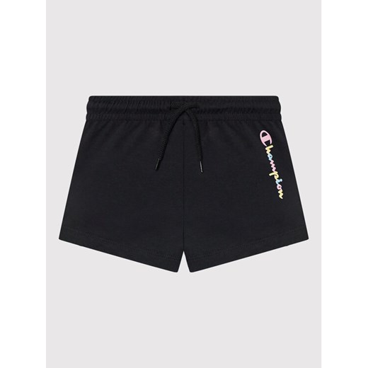 Champion Szorty sportowe 404348 Czarny Regular Fit Champion 162_167 MODIVO