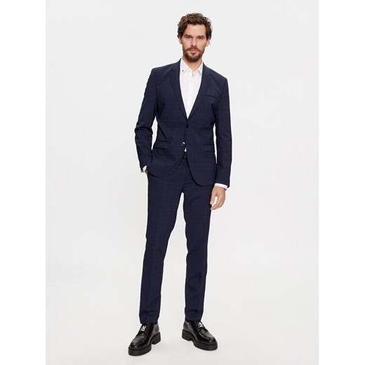 Hugo Garnitur Arti/Hesten232X 50496660 Granatowy Extra Slim Fit ze sklepu MODIVO w kategorii Garnitury męskie - zdjęcie 183947657