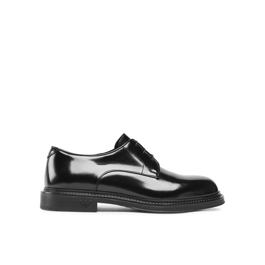 Emporio Armani Półbuty X4C653 XF740 00002 Czarny ze sklepu MODIVO w kategorii Buty eleganckie męskie - zdjęcie 183947736