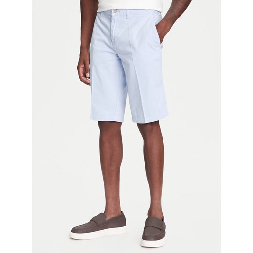 Robe di Kappa Szorty materiałowe Oris 600BTI0 Błękitny Slim Fit ze sklepu MODIVO w kategorii Spodenki męskie - zdjęcie 183947746