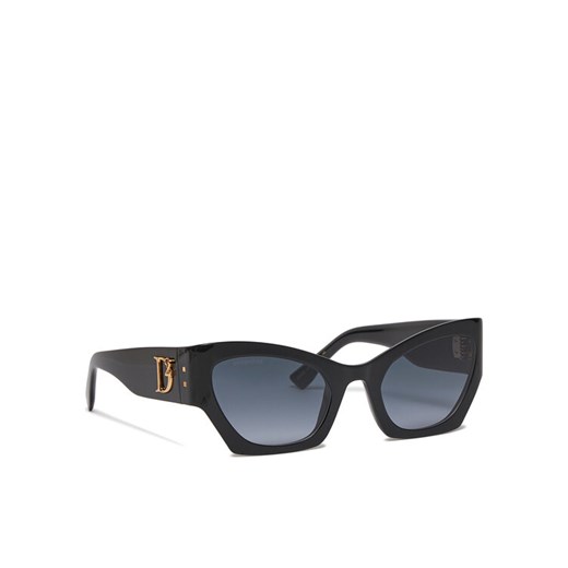 Dsquared2 Okulary przeciwsłoneczne D2 0132/S 807559O Czarny ze sklepu MODIVO w kategorii Okulary przeciwsłoneczne damskie - zdjęcie 183947748