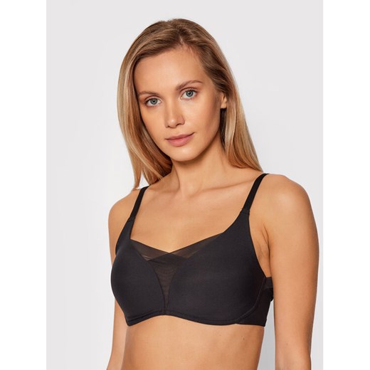 Triumph Biustonosz bezfiszbinowy Shape Smart 10209594 Czarny ze sklepu MODIVO w kategorii Biustonosze - zdjęcie 183947758