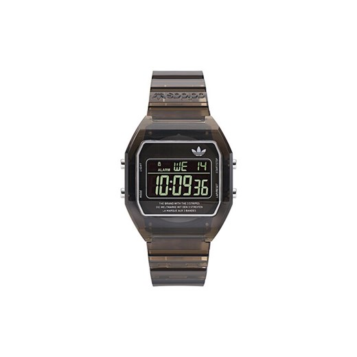 adidas Originals Zegarek Digital Two Crystal AOST24064 Czarny ze sklepu MODIVO w kategorii Zegarki - zdjęcie 183947798