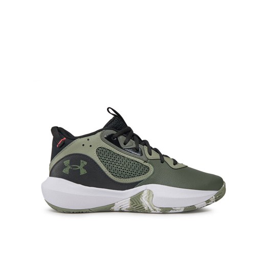 Under Armour Buty do koszykówki Lockdown 6 3025616-300 Khaki ze sklepu MODIVO w kategorii Buty sportowe męskie - zdjęcie 183947845