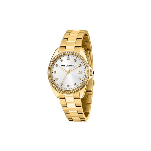 KARL LAGERFELD Zegarek R0553101505 Złoty ze sklepu MODIVO w kategorii Zegarki - zdjęcie 183947888