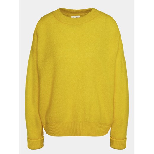 American Vintage Sweter Vitow VITO18EE24 Żółty Regular Fit ze sklepu MODIVO w kategorii Swetry damskie - zdjęcie 183947897