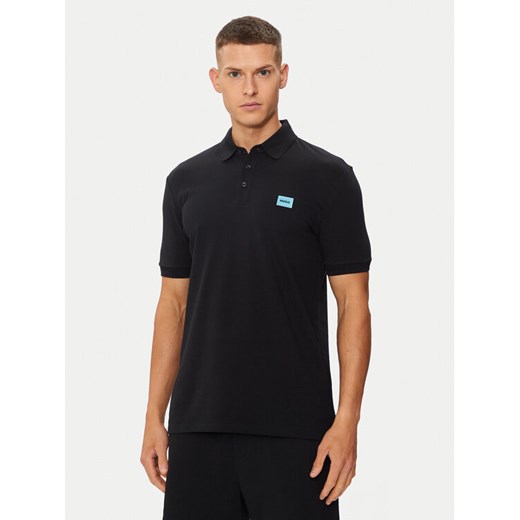 Hugo Polo Dereso232 50490770 Czarny Slim Fit ze sklepu MODIVO w kategorii T-shirty męskie - zdjęcie 183947926