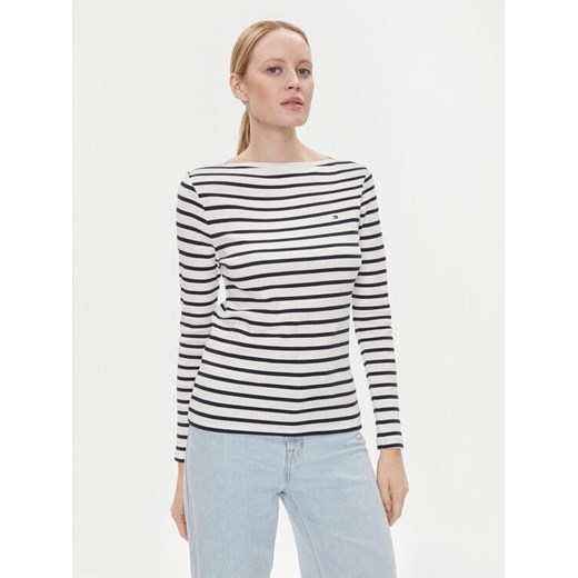 Tommy Hilfiger Bluzka Cody WW0WW40829 Écru Slim Fit Tommy Hilfiger S MODIVO