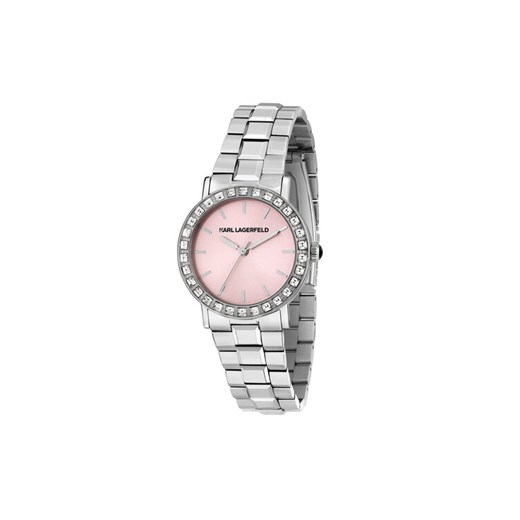 KARL LAGERFELD Zegarek R0553100512 Srebrny ze sklepu MODIVO w kategorii Zegarki - zdjęcie 183947945
