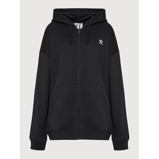 adidas Bluza Essentials IY9621 Czarny Loose Fit M MODIVO