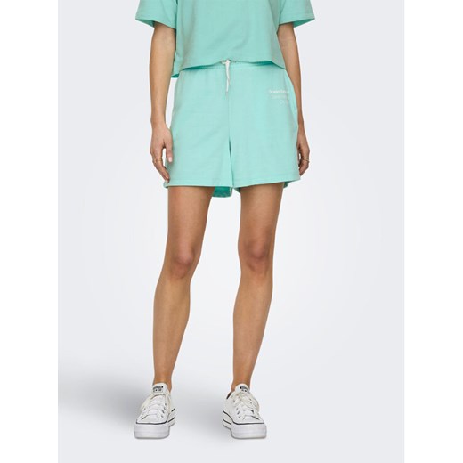 ONLY Szorty sportowe 15293692 Zielony Regular Fit S MODIVO