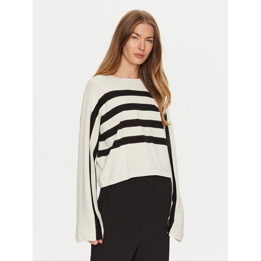 TWINSET Sweter 241TE3020 Biały Regular Fit Twinset XL MODIVO