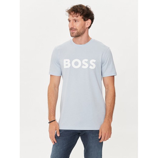 Boss T-Shirt Thinking 1 50481923 Niebieski Regular Fit M MODIVO