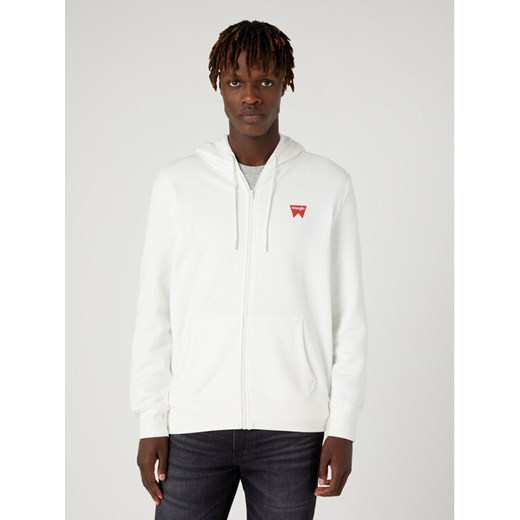 Wrangler Bluza W664HAW02 112330866 112330866 Biały Regular Fit ze sklepu MODIVO w kategorii Bluzy męskie - zdjęcie 183948076