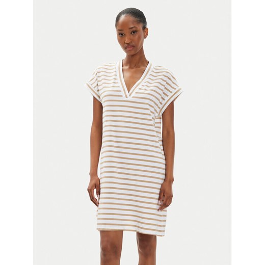 United Colors Of Benetton Sukienka codzienna 3TLLDV01O Beżowy Regular Fit United Colors Of Benetton S MODIVO