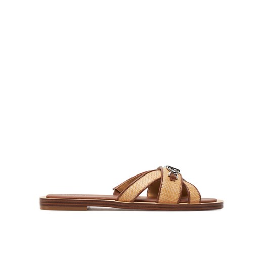 MICHAEL Michael Kors Klapki Tiffanie Flat Slide 40S4TFFS1D Brązowy Michael Michael Kors 40 MODIVO