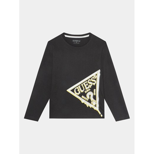 Guess Bluzka L3BI26 I3Z14 Czarny Regular Fit ze sklepu MODIVO w kategorii T-shirty chłopięce - zdjęcie 183948136