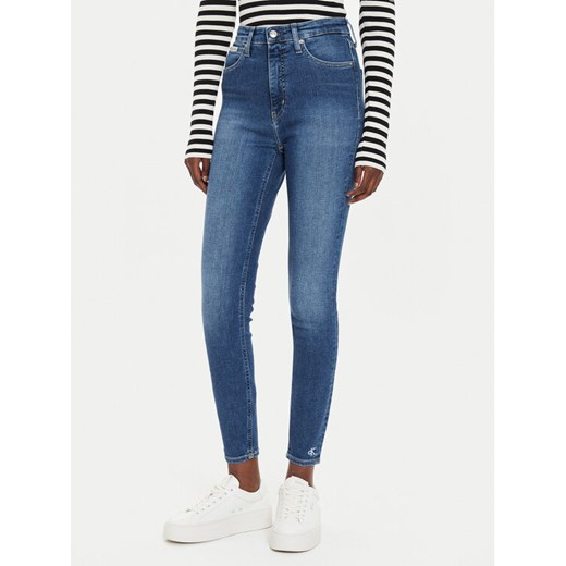 Calvin Klein Jeans Jeansy J20J224037 Granatowy Super Skinny Fit 36 MODIVO