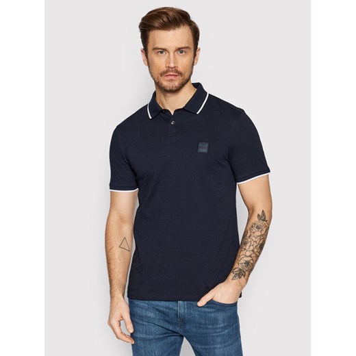 Boss Polo Passertip 50472665 Granatowy Slim Fit XL MODIVO