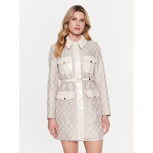 Marciano Guess Kurtka przejściowa Logo 3RGL04 9818Z Beżowy Regular Fit ze sklepu MODIVO w kategorii Kurtki damskie - zdjęcie 183948255