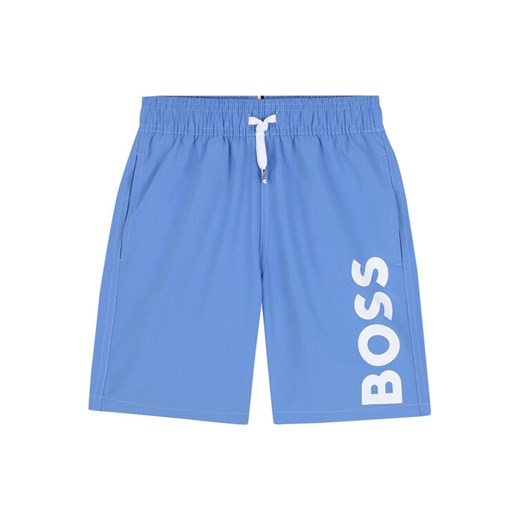 BOSS Szorty kąpielowe J51973 D Granatowy Regular Fit ze sklepu MODIVO w kategorii Kąpielówki chłopięce - zdjęcie 183948279