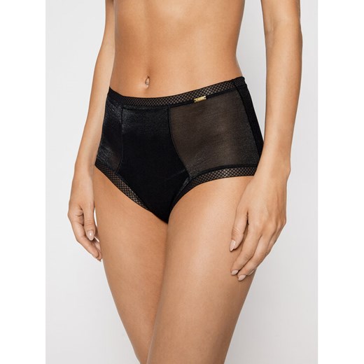 Gossard Figi klasyczne z wysokim stanem Glossies 6272 Czarny ze sklepu MODIVO w kategorii Majtki damskie - zdjęcie 183948319