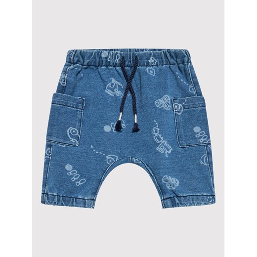 United Colors Of Benetton Szorty jeansowe 48AEAF004 Granatowy Regular Fit ze sklepu MODIVO w kategorii Spodenki niemowlęce - zdjęcie 183948327