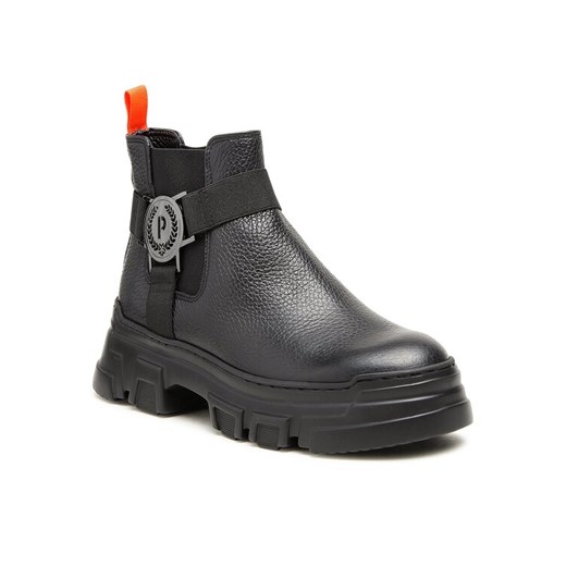 Pollini Sztyblety SA21066H1FTD0000 Czarny ze sklepu MODIVO w kategorii Botki - zdjęcie 183948329