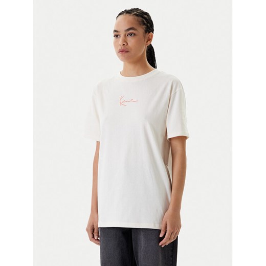 Karl Kani T-Shirt Signature Cherry Print PD00005460 Biały Oversize ze sklepu MODIVO w kategorii Bluzki damskie - zdjęcie 183948385