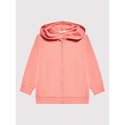 United Colors Of Benetton Bluza 3J70MM24Y Różowy Regular Fit ze sklepu MODIVO w kategorii Bluzy i swetry - zdjęcie 183948408
