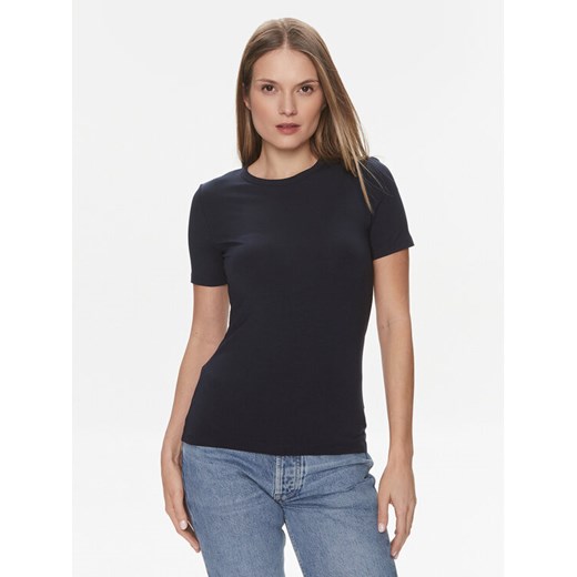 Vero Moda T-Shirt AWARE Heaven 10299736 Granatowy Tight Fit ze sklepu MODIVO w kategorii Bluzki damskie - zdjęcie 183948435