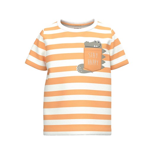 NAME IT T-Shirt 13217047 Pomarańczowy Regular Fit ze sklepu MODIVO w kategorii T-shirty chłopięce - zdjęcie 183948446