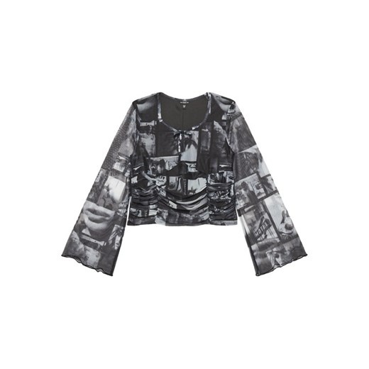 Guess Bluzka J5YH01 K0180 Czarny Regular Fit ze sklepu MODIVO w kategorii Bluzki dziewczęce - zdjęcie 183948516