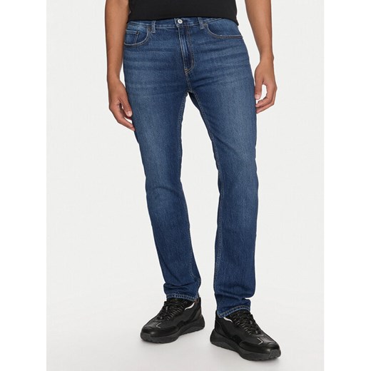 Hugo Jeansy Ash 50516505 Granatowy Slim Fit 33_30 MODIVO