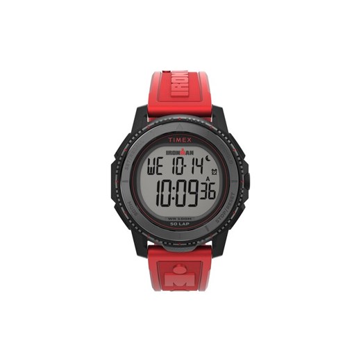 Timex Zegarek Ironman Digital Adrenaline TW5M57900 Czerwony ze sklepu MODIVO w kategorii Zegarki - zdjęcie 183948626