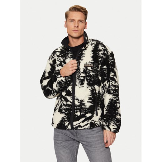 Napapijri Polar T-Argient NP0A4HZJ Czarny Regular Fit ze sklepu MODIVO w kategorii Bluzy męskie - zdjęcie 183948638