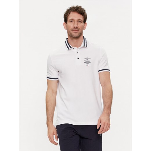 Aeronautica Militare Polo 241PO1758P191 Écru Regular Fit ze sklepu MODIVO w kategorii T-shirty męskie - zdjęcie 183948658