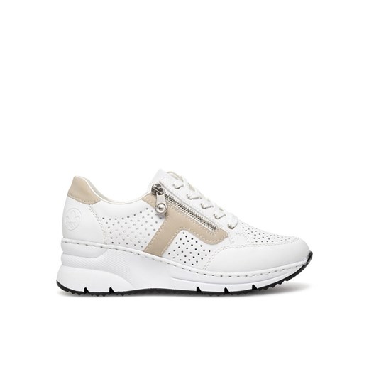 Rieker Sneakersy N6304-80 Biały ze sklepu MODIVO w kategorii Półbuty damskie - zdjęcie 183948685