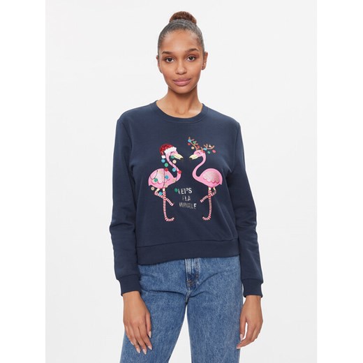ONLY Bluza 15306570 Granatowy Regular Fit ze sklepu MODIVO w kategorii Bluzy damskie - zdjęcie 183948686