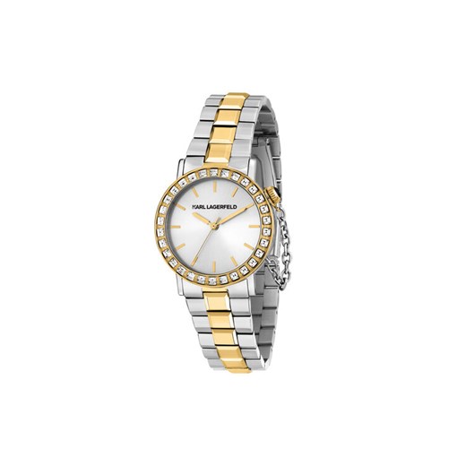 KARL LAGERFELD Zegarek R0553100504 Srebrny ze sklepu MODIVO w kategorii Zegarki - zdjęcie 183948745