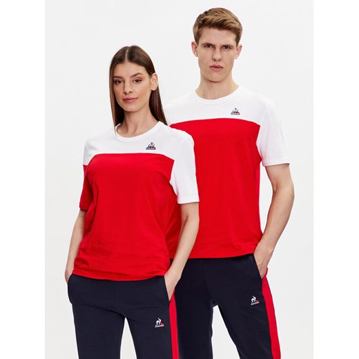 Le Coq Sportif T-Shirt Unisex 2310366 Czerwony Regular Fit Le Coq Sportif M MODIVO