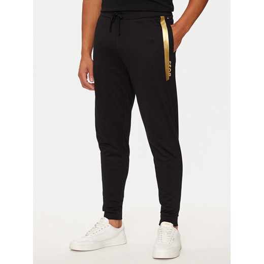 Boss Spodnie dresowe Authentic 50527454 Czarny Regular Fit M MODIVO
